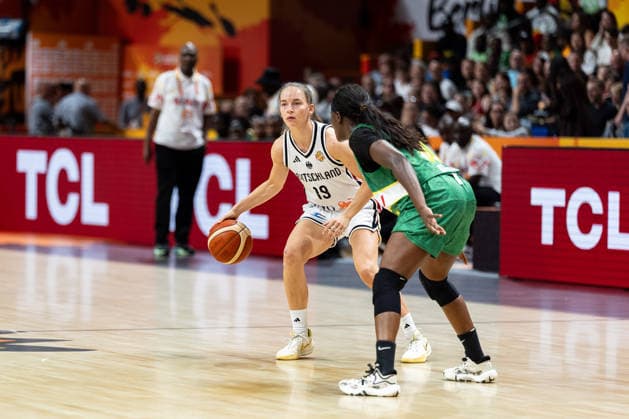 Britta Daub (Deutschland, 19) im Dribbling, GER, Deutschland vs. Mali, Basketball, FIBA Women s World Cup 2026, Gruppenphase, Spieltag 3, 07.09.2026 GER, Deutschland vs. Mali, Basketball, FIBA Women s World Cup 2026, Gruppenphase, Spieltag 3, 07.09.2026 Berlin Copyright: xEibner-Pressefoto MaxxVincenx EP_MVN