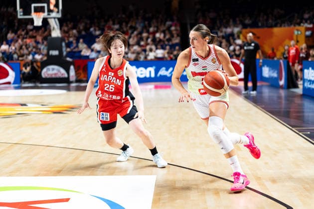 Reka Lelik (Ungarn, 21) im Dribbling, Kokoro Tanaka (Japan, 26), GER, Ungarn vs. Japan, Basketball, FIBA Women s World Cup 2026, Qualifikation fuers Viertelfinale, 08.09.2026 GER, Ungarn vs. Japan, Basketball, FIBA Women s World Cup 2026, Qualifikation fuers Viertelfinale, 08.09.2026 Berlin Copyright: xEibner-Pressefoto MaxxVincenx EP_MVN