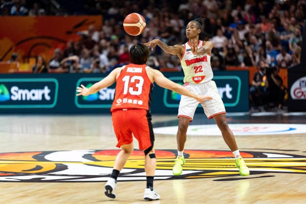 Yvonne Turner (Ungarn, 22), Rui Machida (Japan, 13), GER, Ungarn vs. Japan, Basketball, FIBA Women s World Cup 2026, Qualifikation fuers Viertelfinale, 08.09.2026 GER, Ungarn vs. Japan, Basketball, FIBA Women s World Cup 2026, Qualifikation fuers Viertelfinale, 08.09.2026 Berlin Copyright: xEibner-Pressefoto MaxxVincenx EP_MVN
