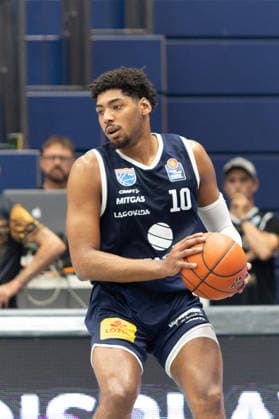 Kostja Mushidi (MBC, 10), Syntainics MBC vs. Medikamente per Klick Bayreuth, Testspiel, Saisonvorbereitung, Basketball, Bundesliga, 2. Bundesliga, Männer, Saison 2026 27, 08.09.2026. Weißenfels Stadthalle Sachsen-Anhalt Deutschland