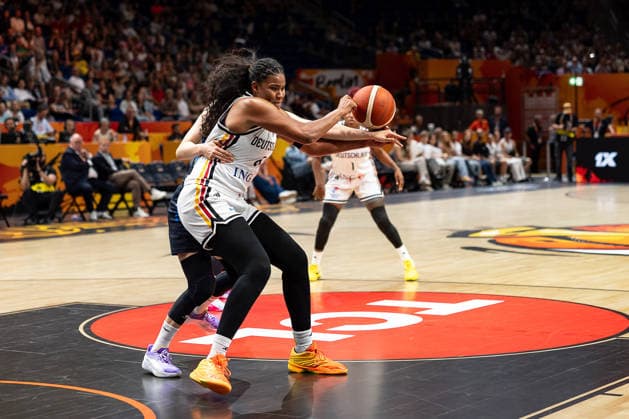 Nyara Sabally (Deutschland, 08), GER, Deutschland vs. Korea, Basketball, FIBA Women s World Cup 2026, Qualifikation fuers Viertelfinale, 08.09.2026 GER, Deutschland vs. Korea, Basketball, FIBA Women s World Cup 2026, Qualifikation fuers Viertelfinale, 08.09.2026 Berlin Copyright: xEibner-Pressefoto MaxxVincenx EP_MVN