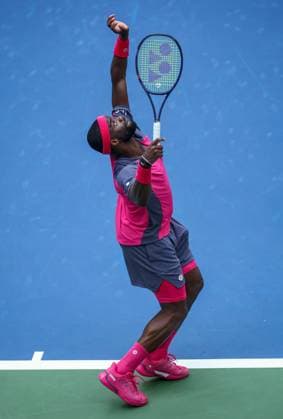 Frances Tiafoe of USA in action 2026 US Open, Day Ten, USTA Billie Jean King National Tennis Center, New York, USA - 08 Sep 2026New York USTA Billie Jean King National T New York (NY) United States of America EDITORIAL USE ONLY No use with unauthorised audio, video, data, fixture lists, club league logos or live services. Online in-match use limited to 120 images, no video emulation. No use in betting, games or single club league player publications. Copyright: xEllaxLing Shutterstockx 17140157p