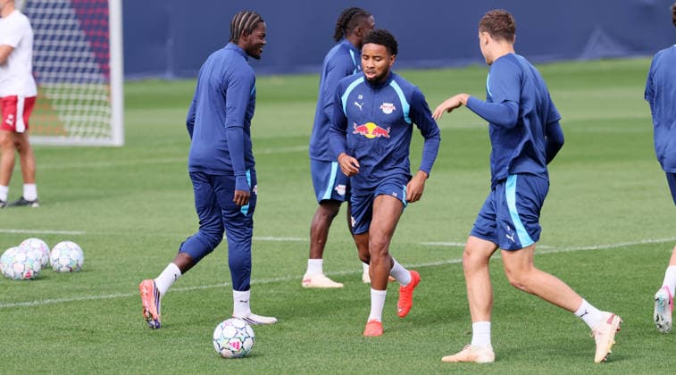 RB Leipzig - Training Champions League MD-1 Leipzig, 09.09.2026, Red Bull Akademie, Fussball, Champions League, Matchday-1, RB Leipzig , Abschlußtraining vor dem Auswärtsspiel in Como , Im Bild: Christopher Nkunku. , Nur zur redaktionellen Nutzung. Only editorial use. ,