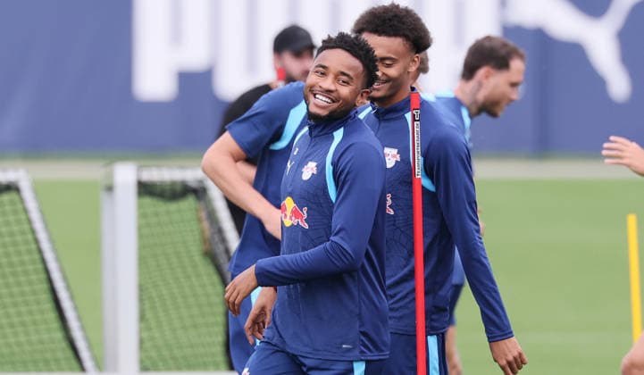 RB Leipzig - Training Champions League MD-1 Leipzig, 09.09.2026, Red Bull Akademie, Fussball, Champions League, Matchday-1, RB Leipzig , Abschlußtraining vor dem Auswärtsspiel in Como , Im Bild: Christopher Nkunku. , Nur zur redaktionellen Nutzung. Only editorial use. ,