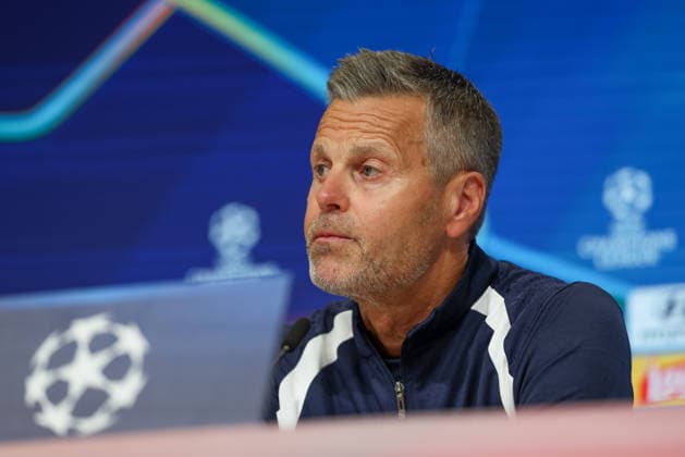 Kjetil Knutsen (FK Bodo Glimt, Chef-Trainer) bei der Pressekonferenz, GER, Abschlusstraining und Pressekonferenz, FK Bodo Glimt, Fussball, UEFA Champions League, 1. Spieltag, LigaPhase, Saison 2026 2027, 09.09.2026, GER, Abschlusstraining und Pressekonferenz, FK Bodo Glimt, Fussball, UEFA Champions League, 1. Spieltag, LigaPhase, Saison 2026 2027, 09.09.2026 Muenchen Copyright: xEibner-Pressefoto JennixMaulx EP_JML