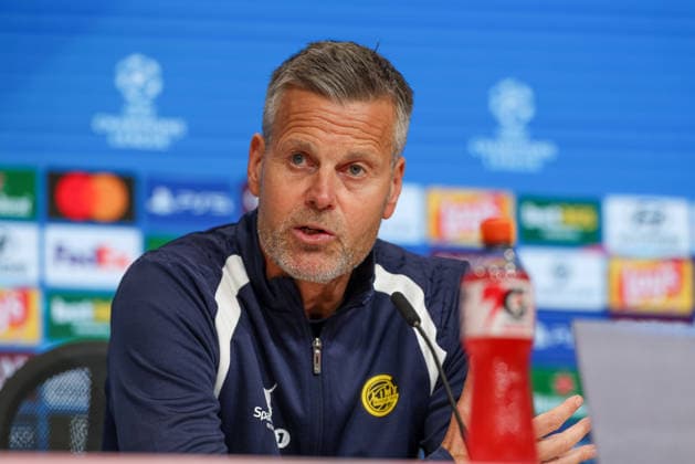 Kjetil Knutsen (FK Bodo Glimt, Chef-Trainer) bei der Pressekonferenz, GER, Abschlusstraining und Pressekonferenz, FK Bodo Glimt, Fussball, UEFA Champions League, 1. Spieltag, LigaPhase, Saison 2026 2027, 09.09.2026, GER, Abschlusstraining und Pressekonferenz, FK Bodo Glimt, Fussball, UEFA Champions League, 1. Spieltag, LigaPhase, Saison 2026 2027, 09.09.2026 Muenchen Copyright: xEibner-Pressefoto JennixMaulx EP_JML