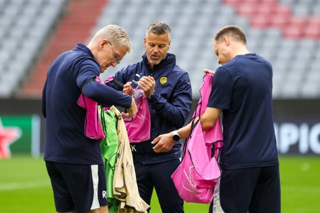 Kjetil Knutsen (FK Bodo Glimt, Chef-Trainer) beim Training, GER, Abschlusstraining und Pressekonferenz, FK Bodo Glimt, Fussball, UEFA Champions League, 1. Spieltag, LigaPhase, Saison 2026 2027, 09.09.2026, GER, Abschlusstraining und Pressekonferenz, FK Bodo Glimt, Fussball, UEFA Champions League, 1. Spieltag, LigaPhase, Saison 2026 2027, 09.09.2026 Muenchen Copyright: xEibner-Pressefoto JennixMaulx EP_JML