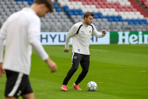 Odin Bjoerkan (FK Bodo Glimt, 15) beim Training, GER, Abschlusstraining und Pressekonferenz, FK Bodo Glimt, Fussball, UEFA Champions League, 1. Spieltag, LigaPhase, Saison 2026 2027, 09.09.2026, GER, Abschlusstraining und Pressekonferenz, FK Bodo Glimt, Fussball, UEFA Champions League, 1. Spieltag, LigaPhase, Saison 2026 2027, 09.09.2026 Muenchen Copyright: xEibner-Pressefoto JennixMaulx EP_JML