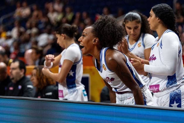 Jacqueline Benitez (Puerto Rico, 55) jubelt Jubel, GER, Puerto Rico vs. China, Basketball, FIBA Women s World Cup 2026, Qualifikation fuers Viertelfinale, 09.09.2026 GER, Puerto Rico vs. China, Basketball, FIBA Women s World Cup 2026, Qualifikation fuers Viertelfinale, 09.09.2026 Berlin Copyright: xEibner-Pressefoto MaxxVincenx EP_MVN