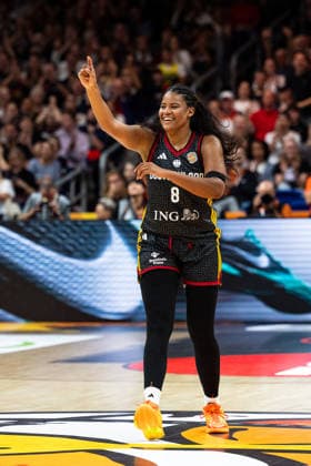 Nyara Sabally (Deutschland, 08) jubelt Jubel, GER, Belgien vs. Deutschland, Basketball, FIBA Women s World Cup 2026, Viertelfinale, 10.09.2026 GER, Belgien vs. Deutschland, Basketball, FIBA Women s World Cup 2026, Viertelfinale, 10.09.2026 Berlin Copyright: xEibner-Pressefoto MaxxVincenx EP_MVN