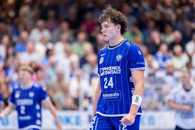 Joel Willecke (TBV Lemgo Lippe, 24) reagiert enttaeuscht GER, TBV Lemgo Lippe vs. SG Flensburg-Handewitt, Handball, 1. Bundesliga, 4. Spieltag, Spielzeit 2026 2027, 10.09.2026 GER, TBV Lemgo Lippe vs. SG Flensburg-Handewitt, Handball, 1. Bundesliga, 4. Spieltag, Spielzeit 2026 2027, 10.09.2026 Lemgo Copyright: xEibner-Pressefoto JanxRollingerx EP_JSK