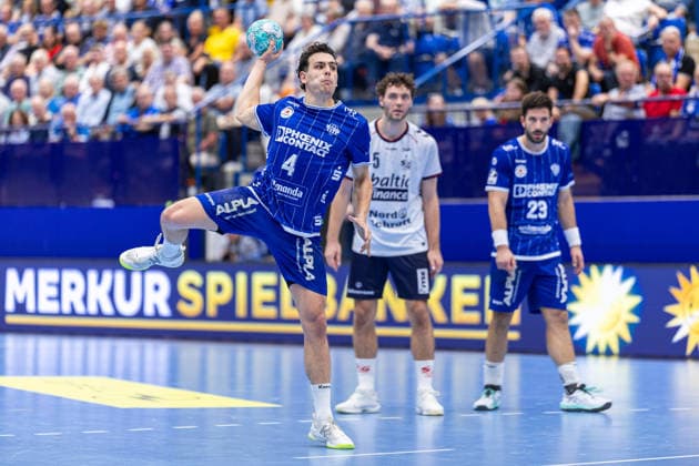Samuel Zehnder (TBV Lemgo Lippe, 04) im Torwurf per Siebenmeter GER, TBV Lemgo Lippe vs. SG Flensburg-Handewitt, Handball, 1. Bundesliga, 4. Spieltag, Spielzeit 2026 2027, 10.09.2026 GER, TBV Lemgo Lippe vs. SG Flensburg-Handewitt, Handball, 1. Bundesliga, 4. Spieltag, Spielzeit 2026 2027, 10.09.2026 Lemgo Copyright: xEibner-Pressefoto JanxRollingerx EP_JSK