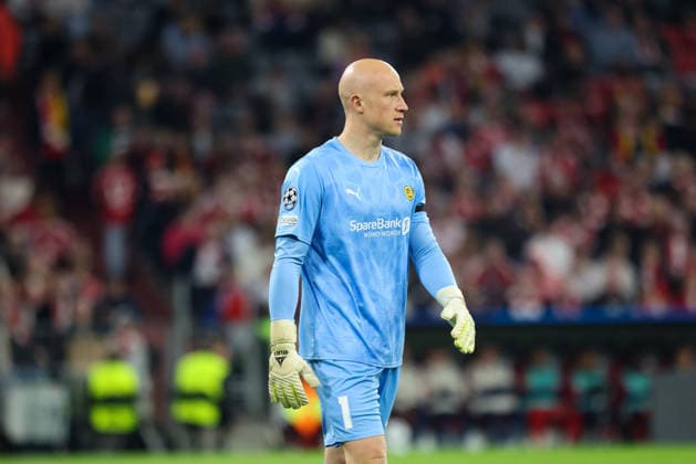 Julian Faye Lund (FK Bodo Glimt, 01), GER, FC Bayern Muenchen vs. FK Bodo Glimt, Fussball, UEFA Champions League, Liga-Phase, 1. Spieltag, Saison 2026 2027, 10.09.2026, GER, FC Bayern Muenchen vs. FK Bodo Glimt, Fussball, UEFA Champions League, Liga-Phase, 1. Spieltag, Saison 2026 2027, 10.09.2026 Muenchen Copyright: xEibner-Pressefoto JennixMaulx EP_JML