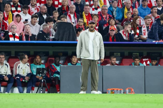 Vincent Kompany (FC Bayern Muenchen, Cheftrainer) ruft, Emotionen, GER, FC Bayern Muenchen vs. FK Bodo Glimt, Fussball, UEFA Champions League, Liga-Phase, 1. Spieltag, Saison 2026 2027, 10.09.2026, GER, FC Bayern Muenchen vs. FK Bodo Glimt, Fussball, UEFA Champions League, Liga-Phase, 1. Spieltag, Saison 2026 2027, 10.09.2026 Muenchen Copyright: xEibner-Pressefoto JennixMaulx EP_JML