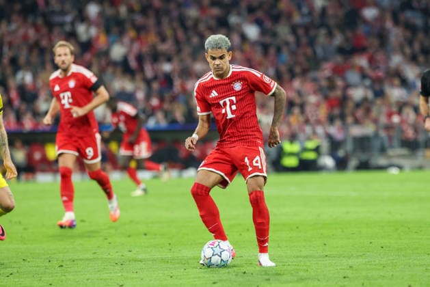 Luis Diaz (FC Bayern Muenchen, 14), GER, FC Bayern Muenchen vs. FK Bodo Glimt, Fussball, UEFA Champions League, Liga-Phase, 1. Spieltag, Saison 2026 2027, 10.09.2026, GER, FC Bayern Muenchen vs. FK Bodo Glimt, Fussball, UEFA Champions League, Liga-Phase, 1. Spieltag, Saison 2026 2027, 10.09.2026 Muenchen Copyright: xEibner-Pressefoto JennixMaulx EP_JML