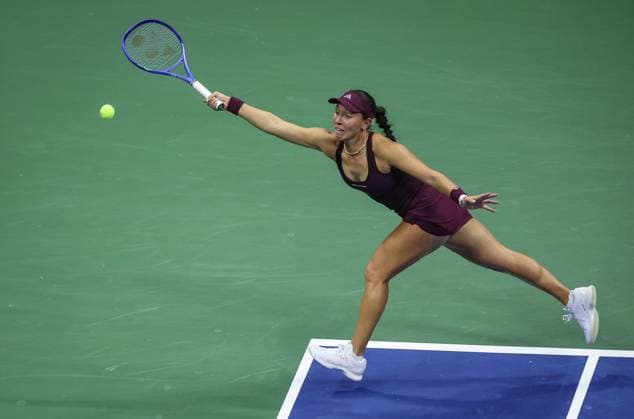 Jessica Pegula of USA in action 2026 US Open, Day Twelve, USTA Billie Jean King National Tennis Center, New York, USA - 10 Sep 2026New York USTA Billie Jean King National T New York (NY) United States of America EDITORIAL USE ONLY No use with unauthorised audio, video, data, fixture lists, club league logos or live services. Online in-match use limited to 120 images, no video emulation. No use in betting, games or single club league player publications. Copyright: xEllaxLing Shutterstockx 17140161v
