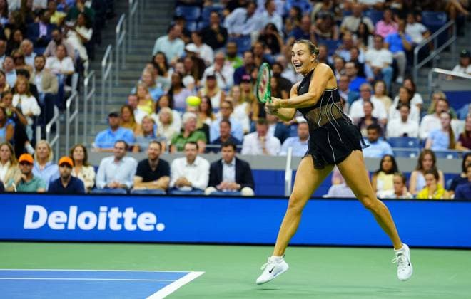 Aryna Sabalenka 2026 US Open, Day Twelve, USTA Billie Jean King National Tennis Center, New York, USA - 10 Sep 2026New York USTA Billie Jean King National T New York (NY) United States of America EDITORIAL USE ONLY No use with unauthorised audio, video, data, fixture lists, club league logos or live services. Online in-match use limited to 120 images, no video emulation. No use in betting, games or single club league player publications. Copyright: xJavierxGarcia Shutterstockx 17140160s