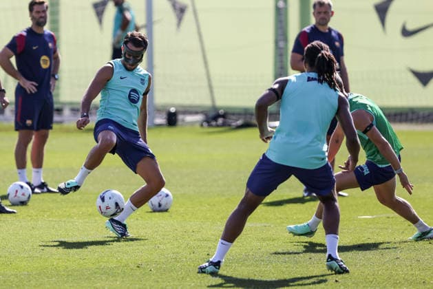 September 12, 2026, Sant Joan Despi, Barcelona, Spain: Eric Garcia during the training day of FC Barcelona, Barca ahead the Spanish League, Laliga EA Sports, football match against Levante UD at Ciudad Esportiva Joan Gamper on September 12, 2026 in Sant Joan Despi, Barcelona, Spain. Sant Joan Despi Spain - ZUMAa181 20260912_zaa_a181_010 Copyright: xJavierxBorregox