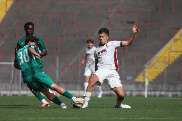 12.09.2026, GER, Fussball, Herren, FC Augsburg, FC Augsburg II, FC Augsburg U23, FCA-U23, Regionalliga Bayern, Saison 2026 2027, Rosenaustadion, SpVgg Greuther Fürth II, 8. Spieltag Loris Husic im Spiel der FCA-U23 gegen die SpVgg Greuther Fürth II.
