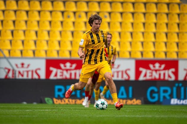 Louis Köster (Alemannia Aachen, 08) TSV Alemannia Aachen vs. SSV Jahn Regensburg, Fussball, 3. Liga, 5. Spieltag, Saison 2026 2027, 12.09.2026 DFB REGULATIONS PROHIBIT ANY USE OF PHOTOGRAPHS AS IMAGE SEQUENCES AND OR QUASI-VIDEO TSV Alemannia Aachen vs. SSV Jahn Regensburg, Fussball, 3. Liga, 5. Spieltag, Saison 2026 2027, 12.09.2026 Aachen Copyright: xEibner-Pressefoto J.xDerondeaux EP_JDU