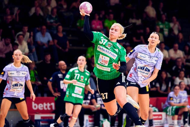 LAURA PENZES (Fuechse Berlin, 37), GER, 2. Handball - Bundesliga Frauen, Fuechse Berlin vs. Rostocker HC (Rostock Dolphins), Saison 2026 27, 3. Spieltag, 12.09.2026, GER, 2. Handball - Bundesliga Frauen, Fuechse Berlin vs. Rostocker HC (Rostock Dolphins), Saison 2026 27, 3. Spieltag, 12.09.2026, Berlin