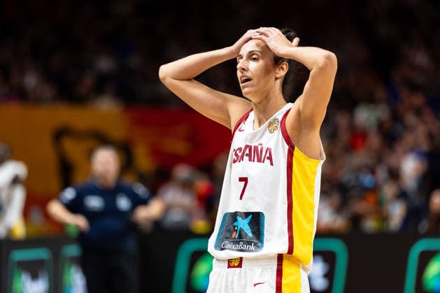 Alba Torrens (Spanien, 07) enttaeuscht Enttaeuschung, GER, Spanien vs. USA, Basketball, FIBA Women s World Cup 2026, Halbfinale, 12.09.2026 GER, Spanien vs. USA, Basketball, FIBA Women s World Cup 2026, Halbfinale, 12.09.2026 Berlin Copyright: xEibner-Pressefoto MaxxVincenx EP_MVN