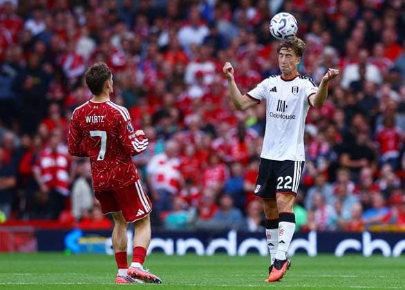 David Affengruber of Fulham Liverpool v Fulham, Premier League, Football, Football, Anfield, Liverpool, UK - 12 Sep 2026Liverpool Anfield United Kingdom EDITORIAL USE ONLY No use with unauthorised audio, video, data, fixture lists, club league logos or live services. Online in-match use limited to 120 images, no video emulation. No use in betting, games or single club league player publications. Copyright: xMattxWest Shutterstockx 17144551fd