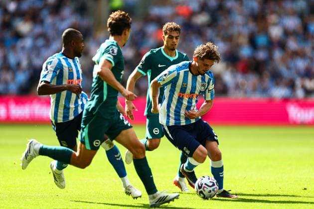 Jack Rudoni of Coventry City in action Coventry City v Brighton and Hove Albion, Premier League, Football, Football, Coventry Building Society Arena, Coventry, UK - 13 Sep 2026Coventry Coventry Building Society Arena United Kingdom EDITORIAL USE ONLY No use with unauthorised audio, video, data, fixture lists, club league logos or live services. Online in-match use limited to 120 images, no video emulation. No use in betting, games or single club league player publications. Copyright: xJamesxMarsh Shutterstockx 17144596dy
