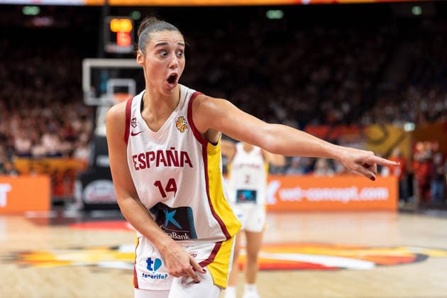 Raquel Carrera (Spanien, 14) sauer, Geste, Emotionen, GER, Spanien vs. Deutschland, Basketball, FIBA Women s World Cup 2026, Spiel um Platz 3, 13.09.2026 GER, Spanien vs. Deutschland, Basketball, FIBA Women s World Cup 2026, Spiel um Platz 3, 13.09.2026 Berlin Copyright: xEibner-Pressefoto MaxxVincenx EP_MVN