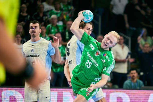 Matthes Langhoff (Fuechse Berlin, 25), GER, Fuechse Berlin vs. VfL Gummersbach, 1.Bundesliga, Opel HBL, Saison 2026 27, 4. Spieltag, 13.09.2026 GER, Fuechse Berlin vs. VfL Gummersbach, 1.Bundesliga, Opel HBL, Saison 2026 27, 4. Spieltag, 13.09.2026 Berlin