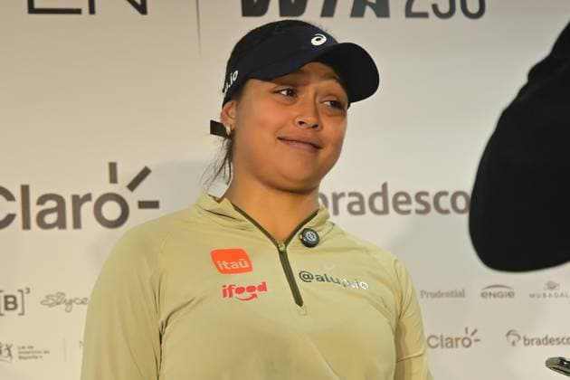 Villa Lobos Park, Sao Paulo (SP), 09 14 2026 - SPORTS SP-OPEN: LUISA-STEFANI - Tennis player Nana (BRA), during a press conference, PK, Pressekonferenz for the SP OPEN WTA, Tennis Damen 250, held at Villa Lobos Park, in Sao Paulo, on the afternoon of Monday, September 14 (Photo: Eduardo Carmim Photo Premium SPP) 30930 (Eduardo Carmim SPP) Copyright: xEduardoxCarmimx xSPPx spp-en-EdCa-eduardo_carmim_photo_premium_507198