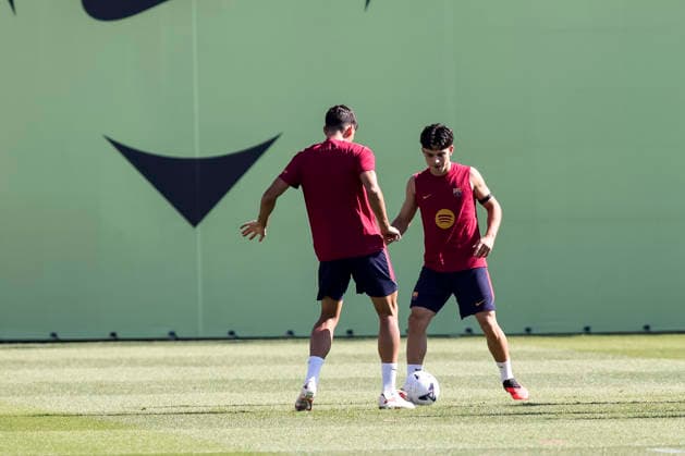 September 15, 2026, Sant Joan Despi, Barcelona, Spain: Xavi Espart during the training day of FC Barcelona, Barca ahead the Spanish League, Laliga EA Sports, football match against Real Racing Club at Ciudad Esportiva Joan Gamper on September 15, 2026 in Sant Joan Despi, Barcelona, Spain. Sant Joan Despi Spain - ZUMAa181 20260915_zaa_a181_007 Copyright: xJavierxBorregox