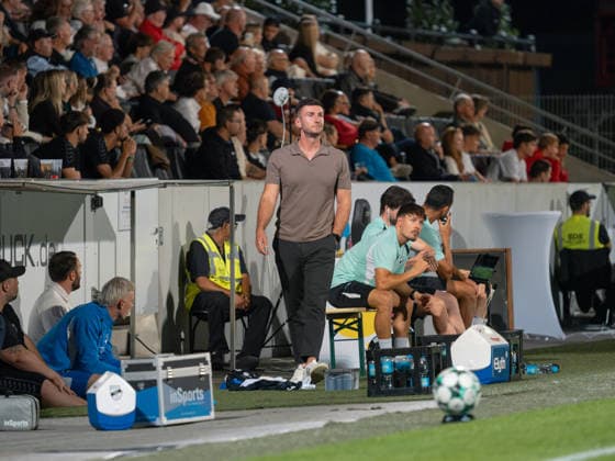 Trainer Orest Shala (SC Verl) schaut nach vorne GER, Fussball, SG Sonnenhof Grossaspach vs. SC Verl, 3. Liga, 6. Spieltag, Aspach, Saison 2026 2027, 15.09.2026 GER, Fussball, SG Sonnenhof Grossaspach vs. SC Verl, 3. Liga, 6. Spieltag, Saison 2026 2027, 15.09.2026 Aspach Copyright: xCarstenxSchweringx EP_CSG