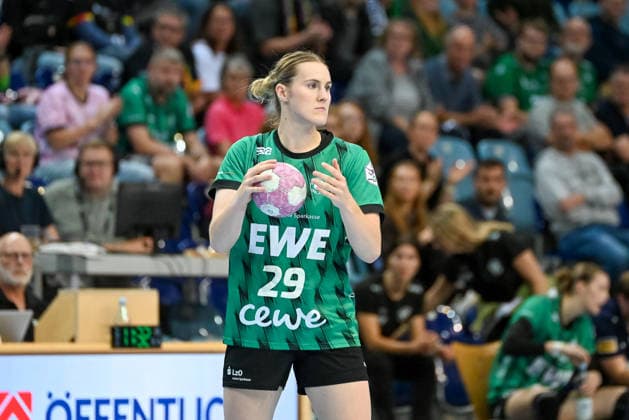 Paulina Golla (VfL Oldenburg, 29) GER, VfL Oldenburg vs. SU Neckarsulm, ALSCO Handball Bundesliga Frauen, 4. Spieltag, Saison 2026 2027, 16.09.2026, VfL Oldenburg vs. SU Neckarsulm, ALSCO Handball Bundesliga Frauen, 4. Spieltag, Saison 2026 2027, 16.09.2026 Oldenburg Copyright: xEibner-Pressefoto RobertxGertzenx EP_RGN