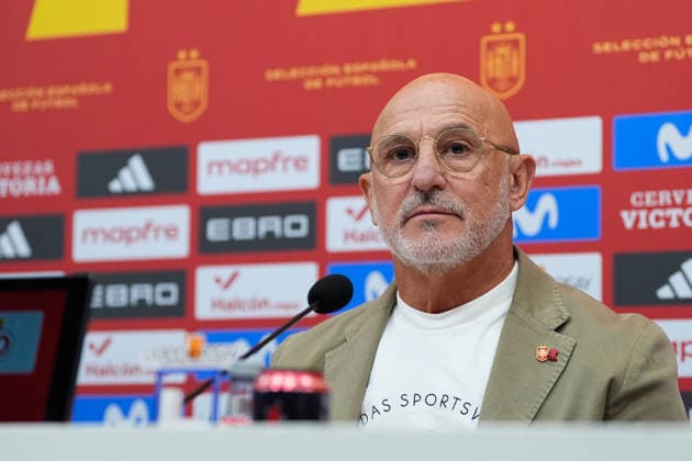 September 18, 2026, Las Rozas, Madrid, Spain: Luis de la Fuente, head coach of Spain, attends a press conference, PK, Pressekonferenz to announce the squad list ahead of the UEFA Nations League 2026 27 matches against Croatia, England and Czech Republic on September 18, 2026, in Las Rozas, Madrid, Spain. Luis De La Fuente Press Conference - UEFA Nations League - ZUMAa181 20260918_zaa_a181_063 Copyright: xDennisxAgyemanx