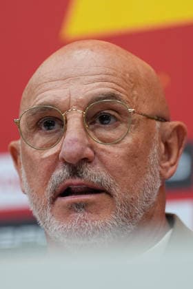 September 18, 2026, Las Rozas, Madrid, Spain: Luis de la Fuente, head coach of Spain, attends a press conference, PK, Pressekonferenz to announce the squad list ahead of the UEFA Nations League 2026 27 matches against Croatia, England and Czech Republic on September 18, 2026, in Las Rozas, Madrid, Spain. Las Rozas Spain - ZUMAa181 20260918_zaa_a181_084 Copyright: xDennisxAgyemanx
