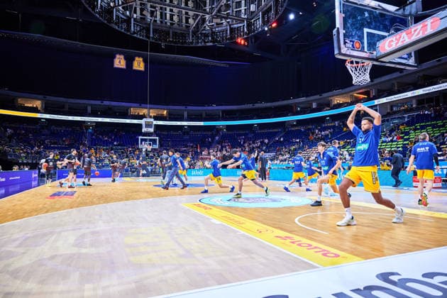 Alba Berlin warm up, GER, ALBA Berlin vs. Chemnitz 99, Basketball Herren, easy Credit BBL, Saison 2026 27, 1. Spieltag, 18.09.2026 GER, ALBA Berlin vs. Chemnitz 99, Basketball Herren, easy Credit BBL, Saison 2026 27, 1. Spieltag, 18.09.2026 Berlin