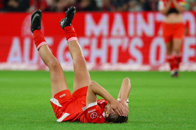 18.09.2026, xusrbx, Fussball Google Pixel Frauen-Bundesliga, FSV Mainz 05 - Eintracht Frankfurt v.l. Kara Bathmann (FSV Mainz 05, 4), unzufrieden, enttaeuscht, niedergeschlagen, frustriert, nach dem Spiel, Mainz