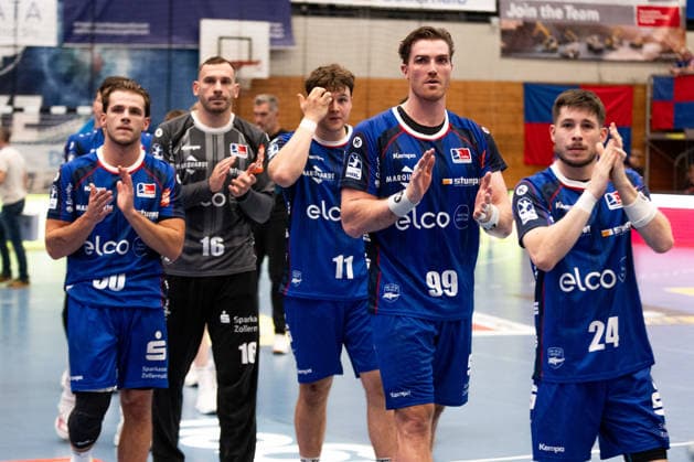 HBW Balingen Weilstetten, die Spieler sind enttaeuscht, HBW Balingen Weilstetten vs. TVB Stuttgart, GER, Opel 1. Handball Bundesliga, Meisterschaft, Spieltag 5, Saison 2026 2027, 18.09.2026, Eibner-Pressefoto Andreas Ulmer HBW Balingen Weilstetten vs. TVB Stuttgart, GER, Opel 1. Handball Bundesliga, Meisterschaft, Spieltag 5, Saison 2026 2027, 18.09.2026, Balingen Copyright: xEibner-Pressefoto AndreasxUlmerx EP_AUR