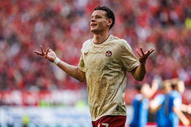 Erencan Yardimci (1.FC Kaiserslautern) bejubelt den Treffer zum 1:0, Torjubel, Jubel, Freude, Emotionen 1.FC Kaiserslautern vs Eintracht Braunschweig, Fussball, 2. Bundesliga, 6. Spieltag, Saison 2026 2027, 19.09.2026 1.FC Kaiserslautern vs Eintracht Braunschweig, Fussball, 2. Bundesliga, 6. Spieltag, Saison 2026 2027, 19.09.2026 Copyright: xEibnerxPressefotox EP_ANS
