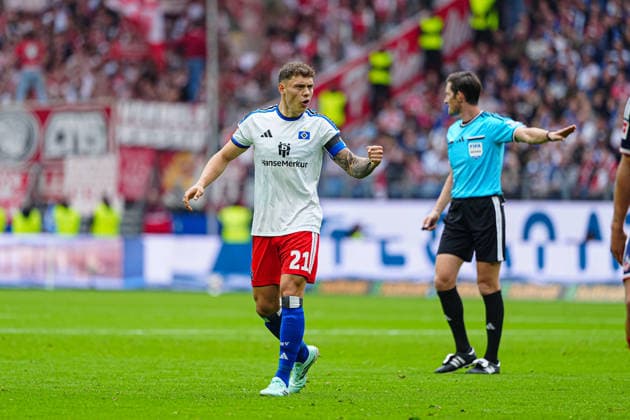 Nicolai Remberg (Hamburger SV, 21) GER, Hamburger SV vs. 1. FC Köln, Fußball, 1. Bundesliga, Spieltag 04, Saison 2026 2027, 19.09.2026 DFL REGULATIONS PROHIBIT ANY USE OF PHOTOGRAPHS AS IMAGE SEQUENCES AND OR QUASI-VIDEO GER, Hamburger SV vs. 1. FC Köln, Fußball, 1. Bundesliga, Spieltag 04, Saison 2026 2027, 19.09.2026 Hamburg Copyright: xEibner-Pressefoto MarcelxvonxFehrnx EP_MFN