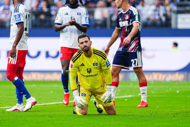Daniel Heuer Fernandes (Hamburger SV, 01) GER, Hamburger SV vs. 1. FC Köln, Fußball, 1. Bundesliga, Spieltag 04, Saison 2026 2027, 19.09.2026 DFL REGULATIONS PROHIBIT ANY USE OF PHOTOGRAPHS AS IMAGE SEQUENCES AND OR QUASI-VIDEO GER, Hamburger SV vs. 1. FC Köln, Fußball, 1. Bundesliga, Spieltag 04, Saison 2026 2027, 19.09.2026 Hamburg Copyright: xEibner-Pressefoto MarcelxvonxFehrnx EP_MFN
