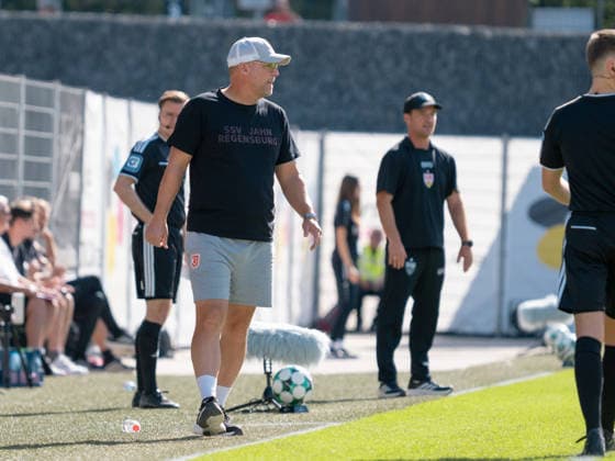 Trainer Sascha Hildmann (SSV Jahn Regensburg) GER, Fussball, VfB Stuttgart II vs. SSV Jahn Regensburg, 3. Liga, 7. Spieltag, Saison 2026 2027, 19.09.2026 GER, Fussball, VfB Stuttgart II vs. SSV Jahn Regensburg, 3. Liga, 7. Spieltag, Saison 2026 2027, 19.09.2026 Aspach Copyright: xCarstenxSchweringx EP_CSG