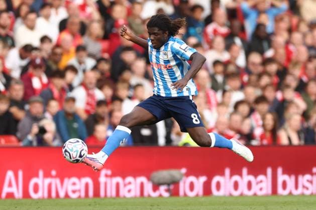 Caleb Yirenkyi of Coventry City in action. Nottingham Forest v Coventry City, Premier League, Football, The City Ground, Nottingham, UK - 19 Sep 2026Nottingham The City Ground United Kingdom EDITORIAL USE ONLY No use with unauthorised audio, video, data, fixture lists, club league logos or live services. Online in-match use limited to 120 images, no video emulation. No use in betting, games or single club league player publications. Copyright: xRyanxBrowne Shutterstockx 17158587gv