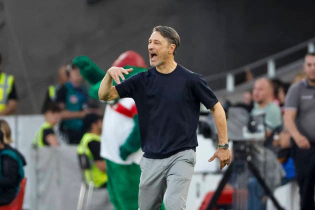 Niko Kovac (BVB Dortmund, Trainer), Mimik, Gesichtsausdruck, Emotion , Deutschland, Fussball, 1. Bundesliga, 4.Spieltag, 2026 2027, VfB Stuttgart vs. Borussia Dortmund, 19.09.2026, Stuttgart MHP Arena Deutschland Copyright: xGrantxHubbsx