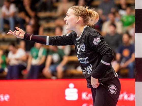 Aleksandra Orowicz (HC Leipzig, 57) gibt Anweisungen, Frisch Auf Goeppingen vs. HC Leipzig, Handball, 1. Bundesliga, Spielzeit 2026 2027, 19.09.2026 Frisch Auf Goeppingen vs. HC Leipzig, Handball, 1. Bundesliga, Spielzeit 2026 2027, 19.09.2026 Goeppingen Copyright: xMichaelxSchmidt Eibner-Pressefotx EP_MST