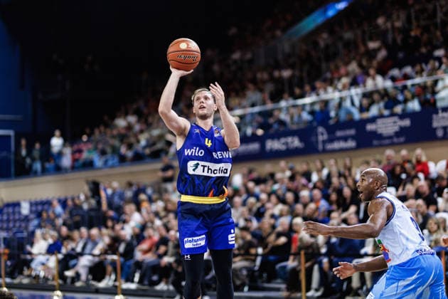 B. Kraushaar (PHOENIX HAGEN, 04) Rostock Seawolves vs. Phoenix Hagen, Basketball, BBL 2026 2027 easyCredit Basketball Bundesliga, 1. Spieltag, Spielzeit 2026 2027, 19.09.2026 Rostock Seawolves vs. Phoenix Hagen, Basketball, BBL 2026 2027 easyCredit Basketball Bundesliga, 1. Spieltag, Spielzeit 2026 2027, 19.09.2026 Groter Pohl Copyright: xEibner-Pressefoto DenverxEhrlichx EP_DEH