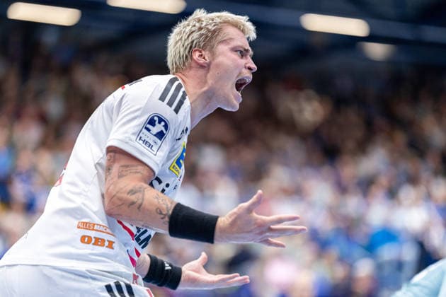 Marek Nissen (HC Erlangen, 06) reagiert veraergert GER, TBV Lemgo Lippe vs. HC Erlangen, Handball, 1. Bundesliga, 5. Spieltag, Spielzeit 2026 2027, 20.09.2026 GER, TBV Lemgo Lippe vs. HC Erlangen, Handball, 1. Bundesliga, 5. Spieltag, Spielzeit 2026 2027, 20.09.2026 Lemgo Copyright: xEibner-Pressefoto JanxRollingerx EP_JSK