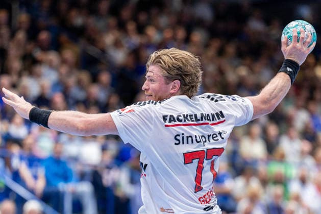 Maciej Gebala (HC Erlangen, 77) im Torwurf GER, TBV Lemgo Lippe vs. HC Erlangen, Handball, 1. Bundesliga, 5. Spieltag, Spielzeit 2026 2027, 20.09.2026 GER, TBV Lemgo Lippe vs. HC Erlangen, Handball, 1. Bundesliga, 5. Spieltag, Spielzeit 2026 2027, 20.09.2026 Lemgo Copyright: xEibner-Pressefoto JanxRollingerx EP_JSK