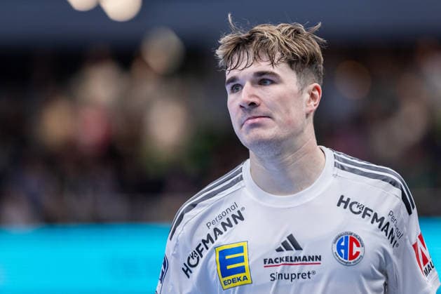 Yannik Bialowas (HC Erlangen, 07) reagiert GER, TBV Lemgo Lippe vs. HC Erlangen, Handball, 1. Bundesliga, 5. Spieltag, Spielzeit 2026 2027, 20.09.2026 GER, TBV Lemgo Lippe vs. HC Erlangen, Handball, 1. Bundesliga, 5. Spieltag, Spielzeit 2026 2027, 20.09.2026 Lemgo Copyright: xEibner-Pressefoto JanxRollingerx EP_JSK